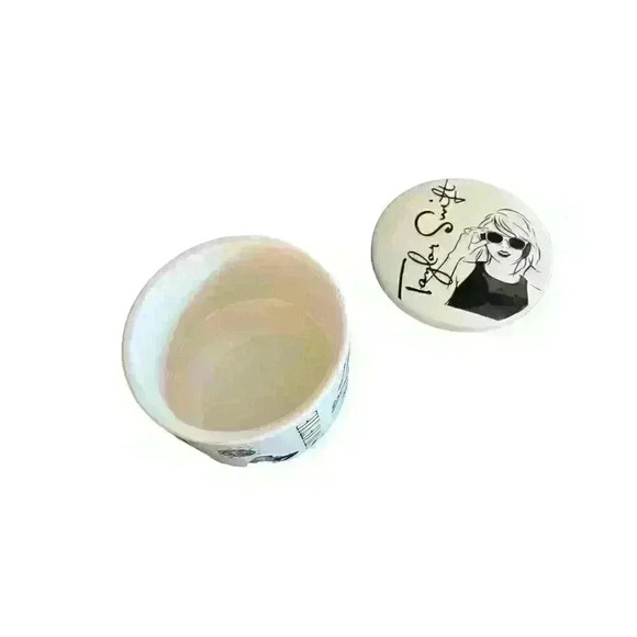 Homemade Taylor Swift Inspired Trinket Box Ceramic Glass with Lid The Eras Tour - Picture 12 of 14